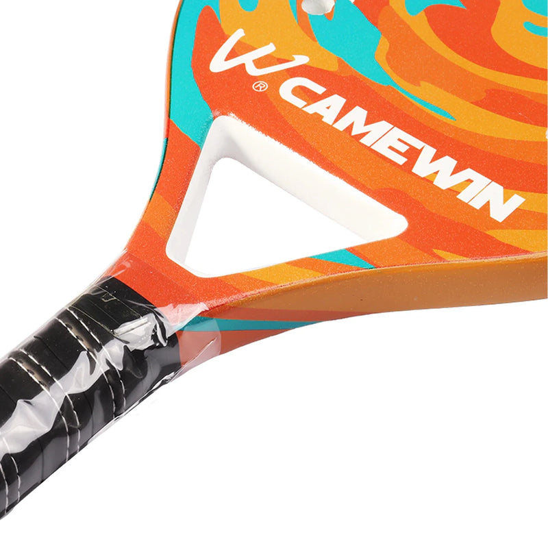 Beach Tennis Camewin Original Light Carbon Fiber and Glass Fibre Racket Professional Racket with Launch Protective Cover